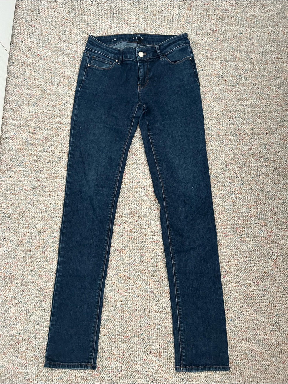 White House Black Market Dark Indigo Skinny Jeans